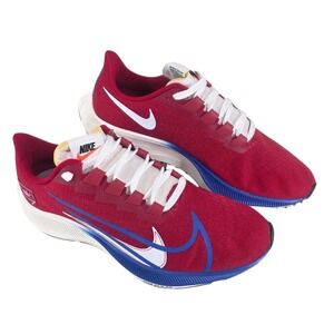 Nike Shoes AirZoom Pegasus 37 Premium Gym Mens 10.5 Red White Blue Run Athletic